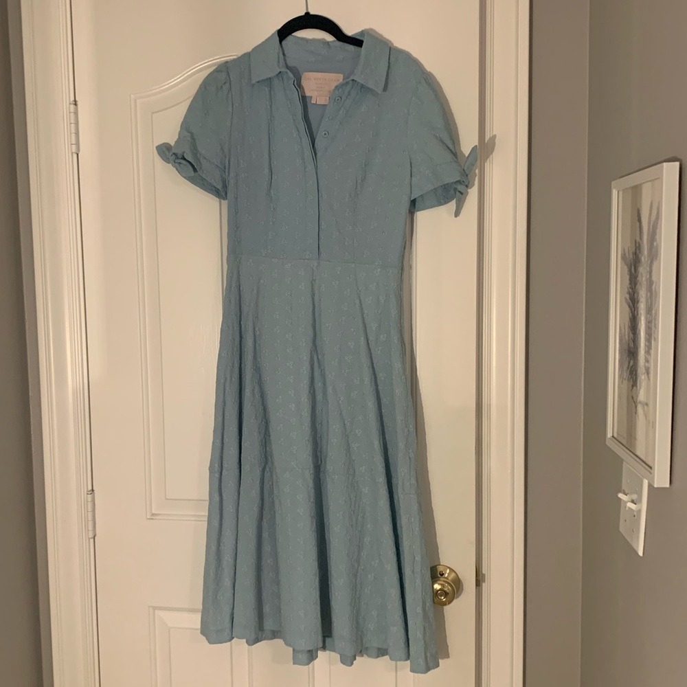 Gal Meets Glam Judith Eyelet Midi Dress